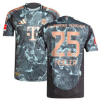 Thomas Müller Bayern Munich adidas 2024/25 Away Authentic Player Jersey - Black