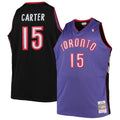 Vince Carter Toronto Raptors Big & Tall 1999/00 Hardwood Classics Swingman Jersey - Purple/White