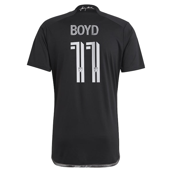 Tyler Boyd Nashville SC adidas 2024 Man In Black Kit Replica Player Jersey - Black/Yellow