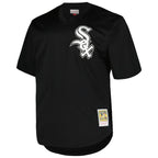 Frank Thomas Chicago White Sox Profile Big & Tall Cooperstown Collection Mesh Batting Practice Jersey - Black/Kelly Green