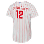 Kyle Schwarber Philadelphia Phillies Nike Youth Replica Jersey - White
