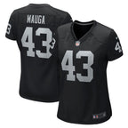 Kanai Mauga Las Vegas Raiders Nike Women's Team Game Jersey -  Black