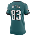 Jahan Dotson Philadelphia Eagles Nike Women's Team Game Jersey - Midnight Green