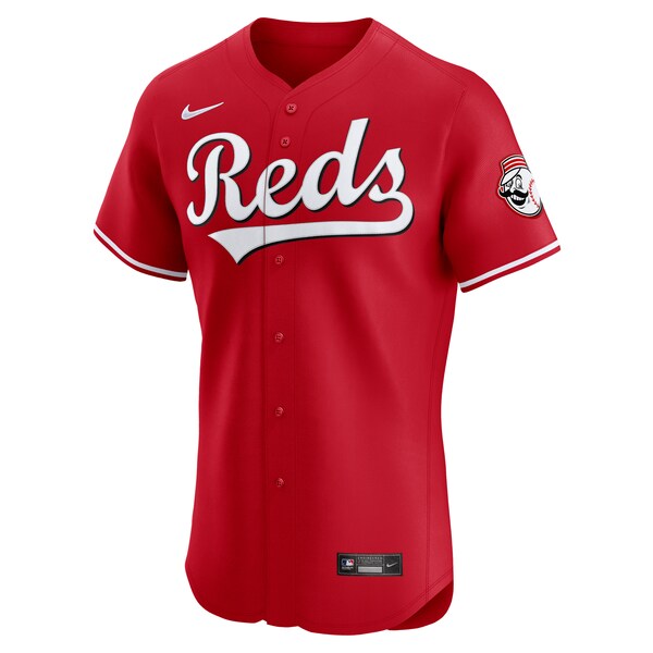 Cincinnati Reds Nike Alternate Vapor Premier Elite Patch Jersey - Red