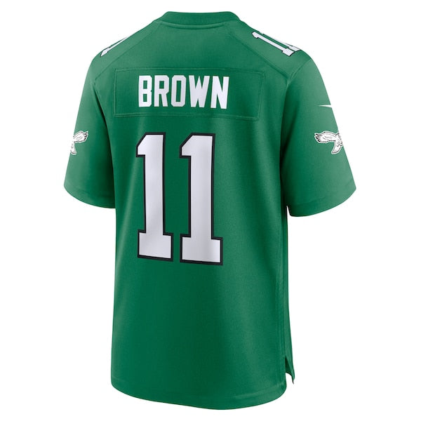 A.J. Brown Philadelphia Eagles Nike Super Bowl LIX 2nd Alternate Game Jersey - Kelly Green
