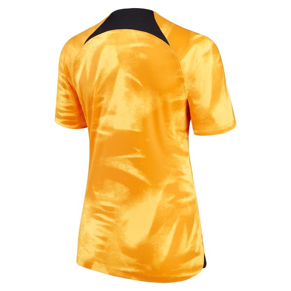 Netherlands National Team Nike Women's 2022/23 Home Breathe Stadium Replica Blank Jersey - Orange