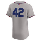 Atlanta Braves Nike 2024 Jackie Robinson Day Elite Jersey - Gray