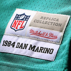 Dan Marino Miami Dolphins Big & Tall 1984 Retired Player Replica Jersey - Aqua