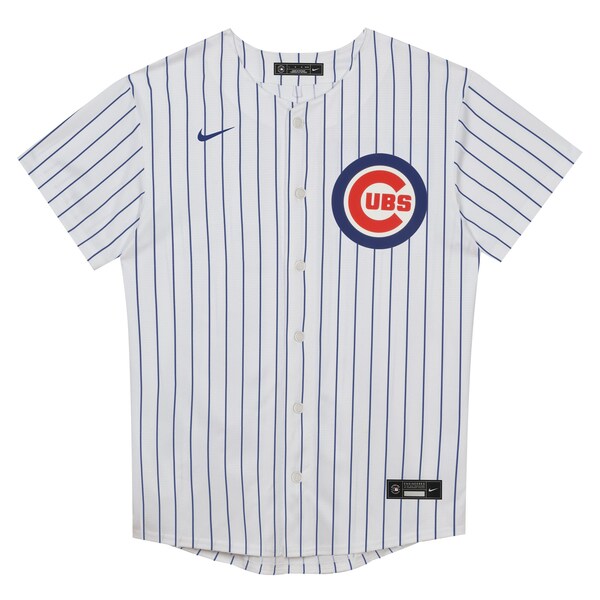 Chicago Cubs Preschool Home Blank Replica Jersey - White