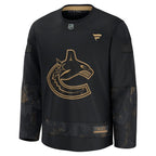 Vancouver Canucks  2024 Military Appreciation Practice Jersey - Black