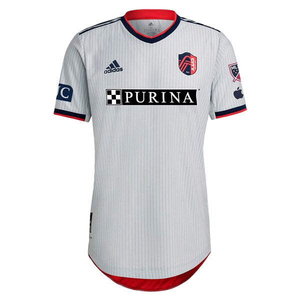 João Klauss St. Louis City SC adidas 2024 The Spirit Kit Authentic Jersey - Gray