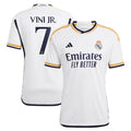 Vini Jr. Los Merengues adidas 2023/24 Home Replica Player Jersey - White