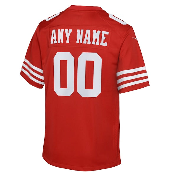 San Francisco 49ers Nike Toddler Game Custom Jersey - Scarlet