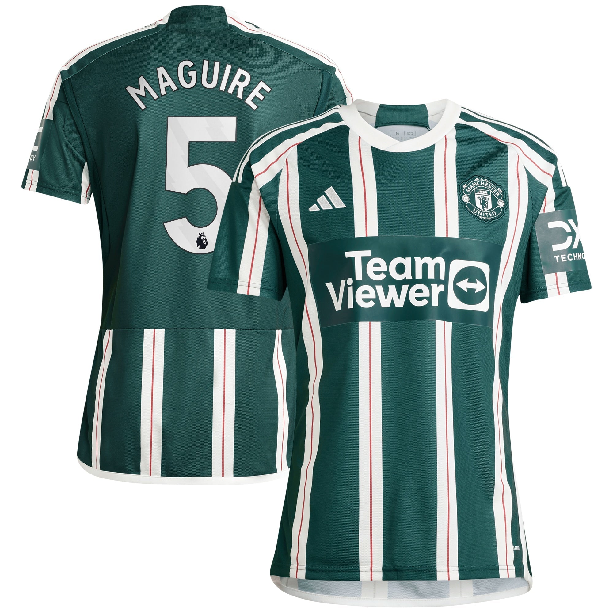 Harry Maguire Manchester United adidas 2023/24 Home Replica Player Jersey - Red/Green