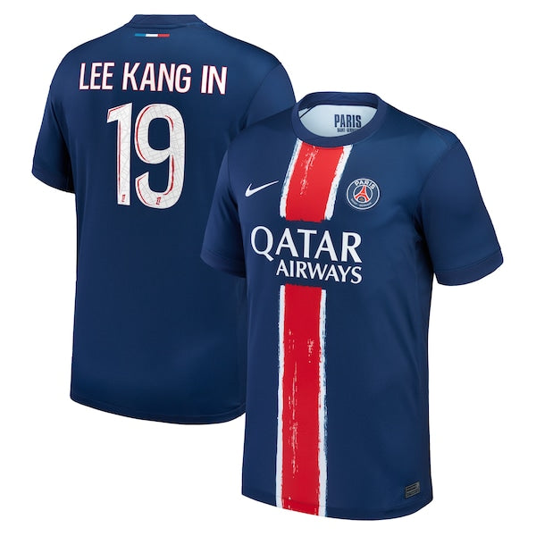 Lee Kang In Paris Saint-Germain Nike Youth 2024/25 Replica Player Jersey - Navy