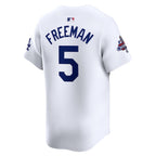Freddie Freeman Los Angeles Dodgers Nike 2024 World Series Champions Home Limited Player Jersey - White