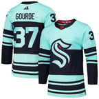Yanni Gourde Seattle Kraken adidas Reverse Retro 2.0 Authentic Player Jersey - Light Blue