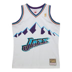 Utah Jazz 1996-97 Hardwood Classics Swingman Jersey - White