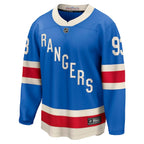 Mika Zibanejad New York Rangers  Centennial Breakaway Jersey - Blue