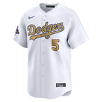Freddie Freeman Los Angeles Dodgers Nike 2025 Gold Collection Limited Jersey – White