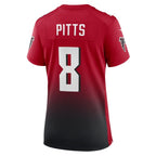 Kyle Pitts Atlanta Falcons Nike Women's Alternate Game Jersey - Red/Black