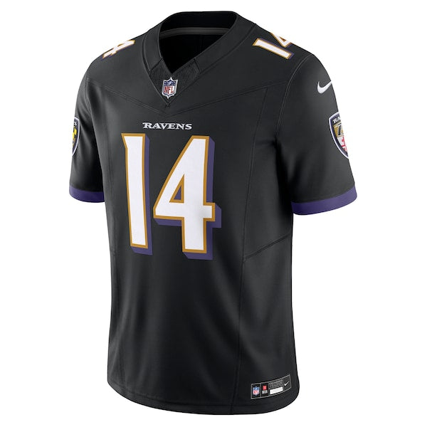 Kyle Hamilton Baltimore Ravens Nike Alternate  Vapor F.U.S.E. Limited Jersey - Black/Purple