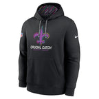 New Orleans Saints Nike 2024 NFL Crucial Catch Club Pullover Hoodie - Black