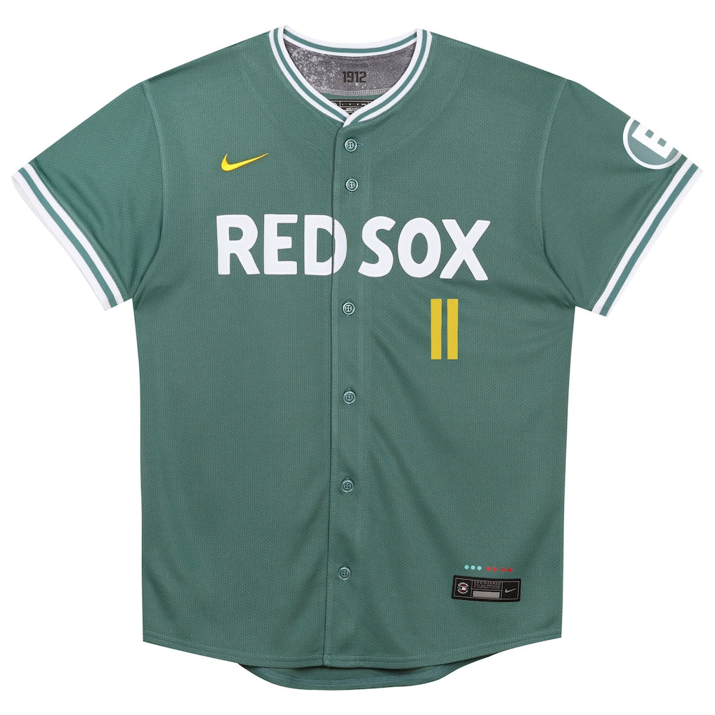 Rafael Devers Boston Red Sox Nike Preschool 2025 City Connect Limited Player Jersey - Green