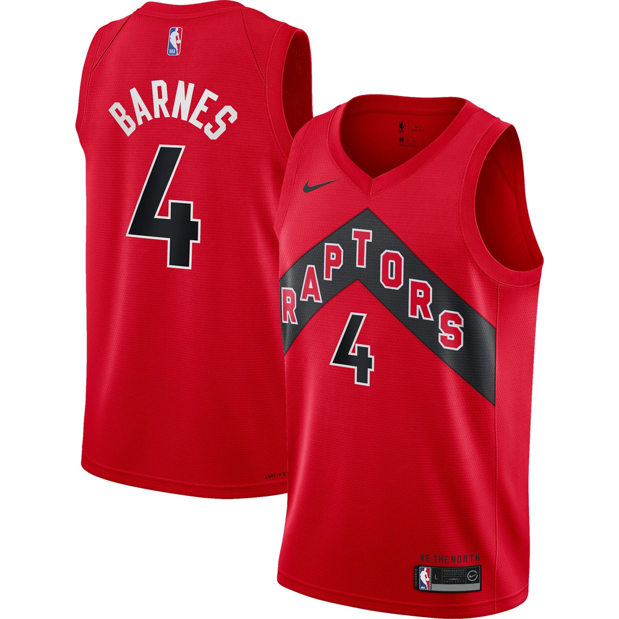Scottie Barnes Toronto Raptors Nike Youth Swingman Jersey - Association Edition - White/Red