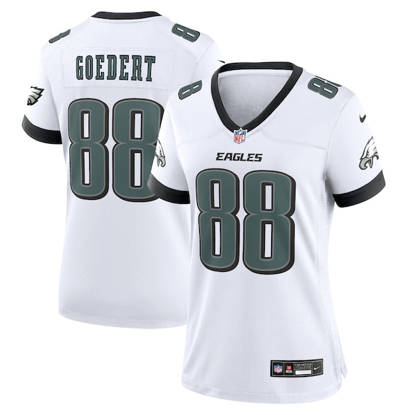 Dallas Goedert Philadelphia Eagles Nike White Game Jersey - White/Black/Green