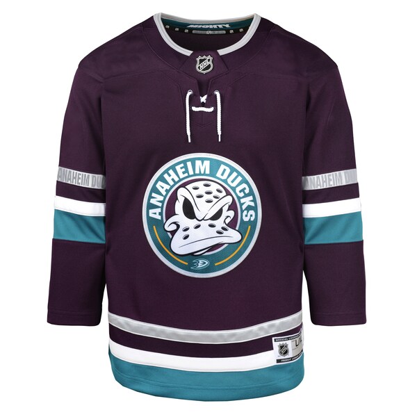 Anaheim Ducks Youth 30th Anniversary Premier Jersey – Purple