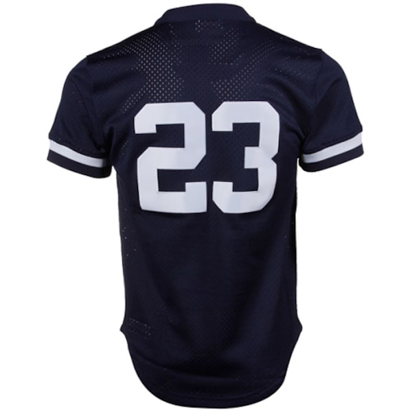 Don Mattingly New York Yankees 1995 Authentic Cooperstown Collection Mesh Batting Practice Jersey - Navy
