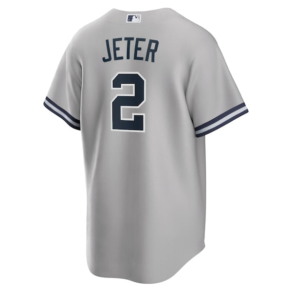 Derek Jeter New York Yankees Nike Big & Tall Road Replica Player Jersey - Gray