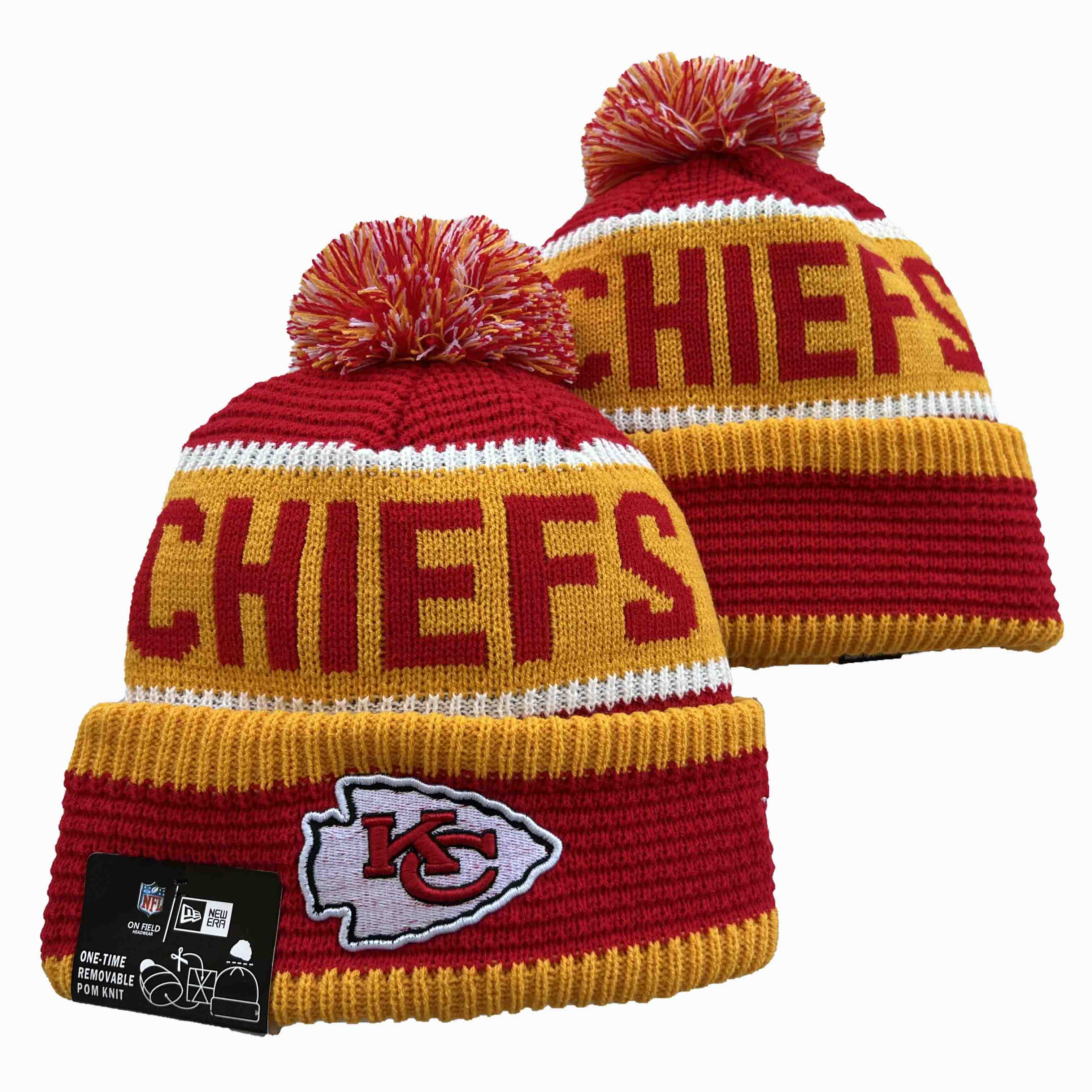 KANSAS CITY CHIEFS KNIT HAT