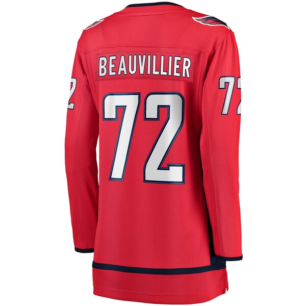 Anthony Beauvillier Washington Capitals  Women's Home Breakaway Player Jersey - Red