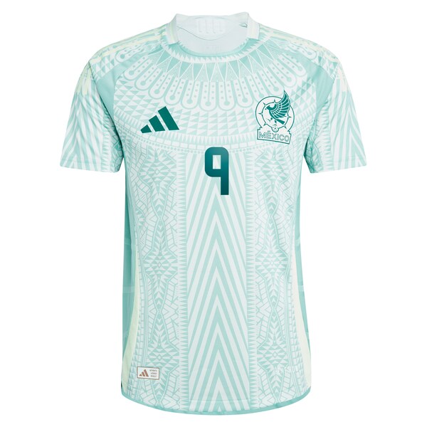 Raul Jimenez Mexico National Team adidas 2024 Away Authentic Player Jersey - Green/Burgundy