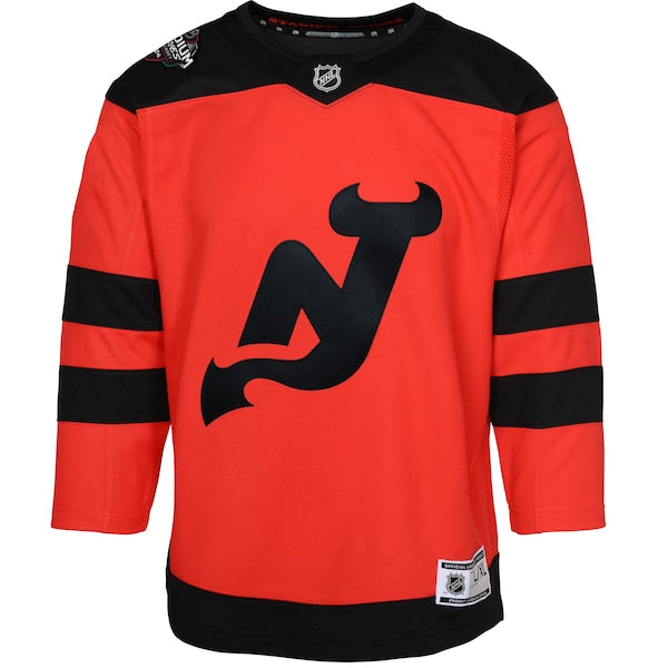 New Jersey Devils Youth 2024 NHL Stadium Series Premier Jersey – Red