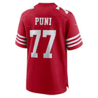 Dominick Puni San Francisco 49ers Nike Team Game Jersey -  Scarlet