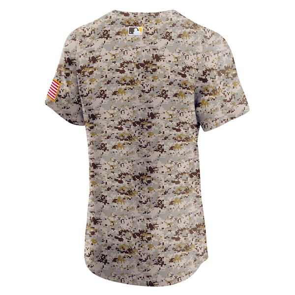San Diego Padres Nike Alternate Vapor Premier Elite Patch Jersey - Brown