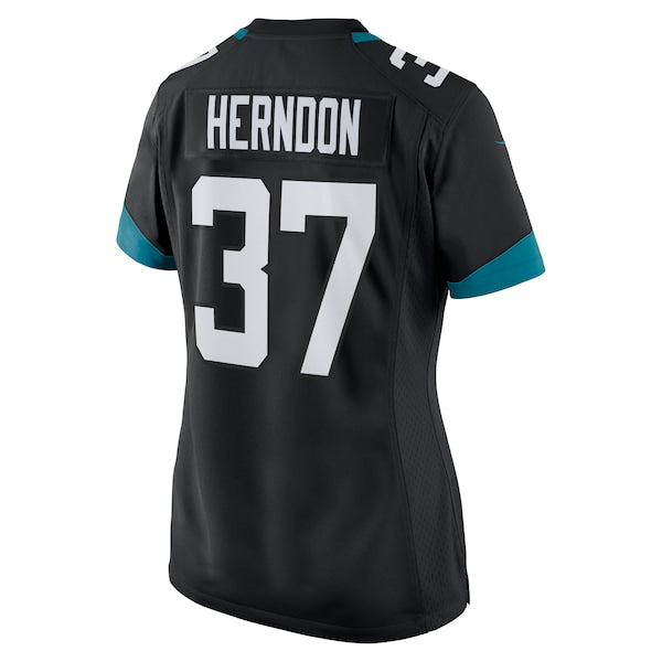 Tre Herndon Jacksonville Jaguars Nike Women's Game Jersey - Black/Teal