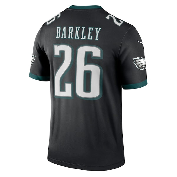 Saquon Barkley Philadelphia Eagles Nike  Legend Player Performance Top - Black/Green/Kelly Green