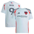 Petar Musa FC Dallas adidas Youth 2025 The Inferno Kit Replica Player Jersey - Light Blue