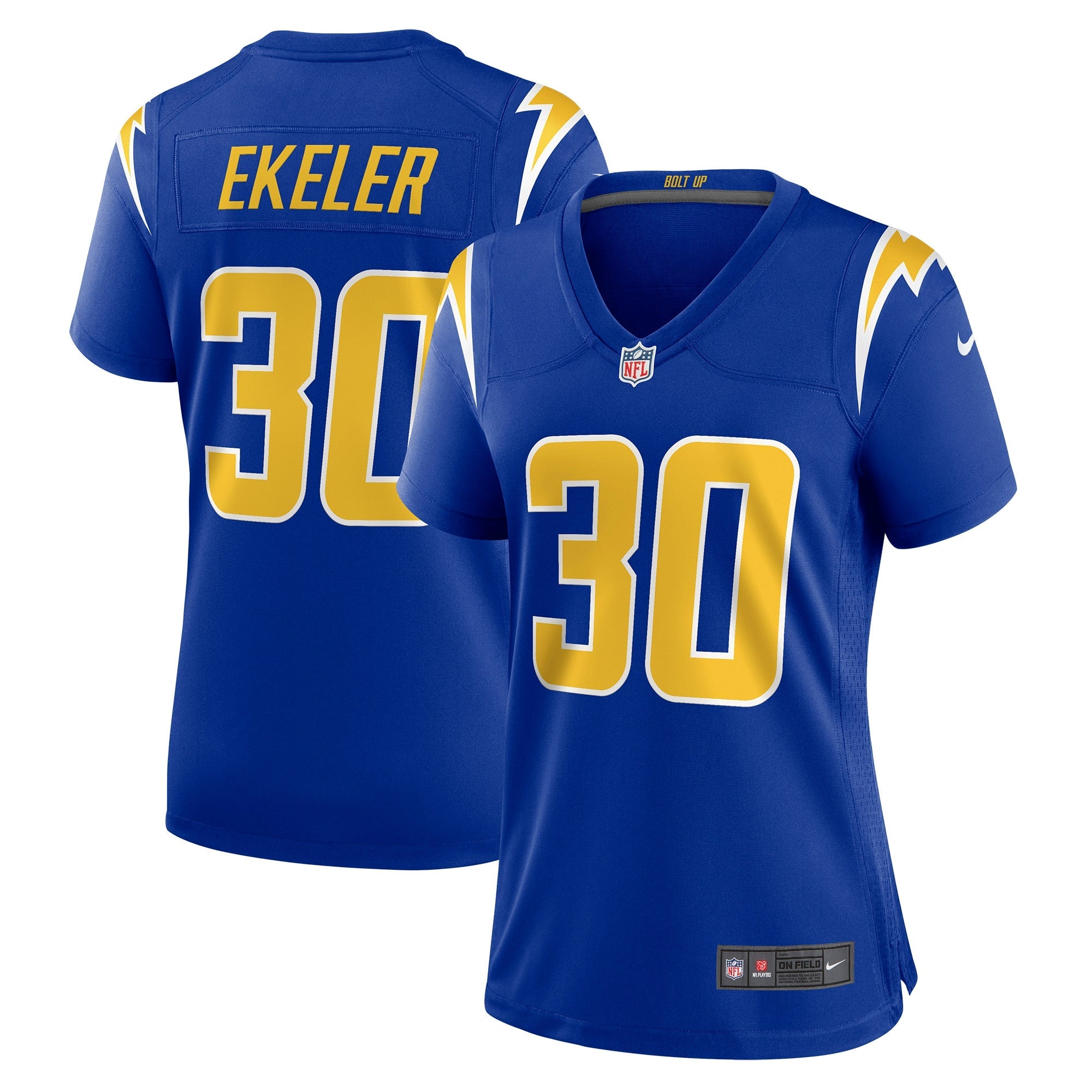 Austin Ekeler Los Angeles Chargers Nike Women's Game Jersey - White/Navy/Royal