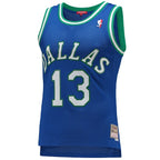 Steve Nash Dallas Mavericks Women's 1998/99 Hardwood Classics Swingman Jersey - Blue