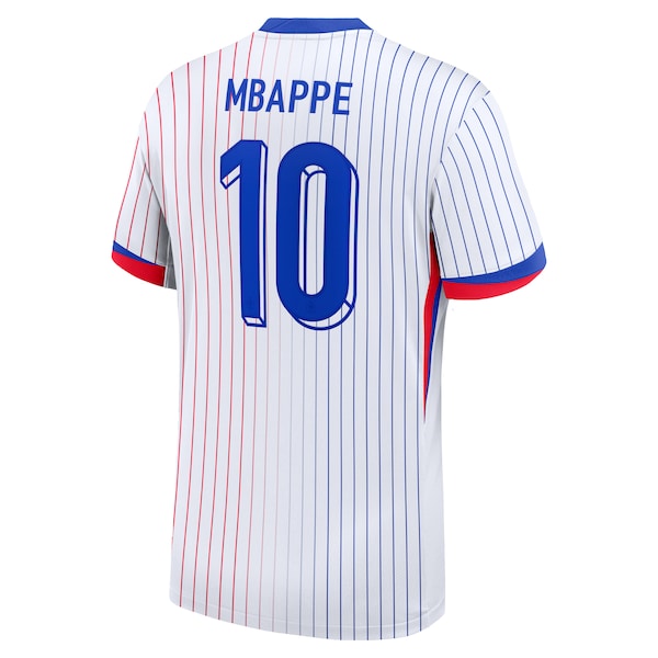 Kylian Mbappe France National Team Nike Youth 2024 Away Replica Jersey - White