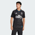 Charlotte FC adidas 2025 Fortress Kit Replica Jersey - Black