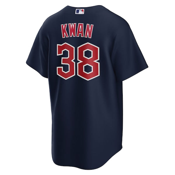 Steven Kwan Cleveland Guardians Nike Alternate Replica Jersey - Navy