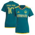 Riqui Puig LA Galaxy adidas Women's 2024 LA Kit Replica Player Jersey - Green/White
