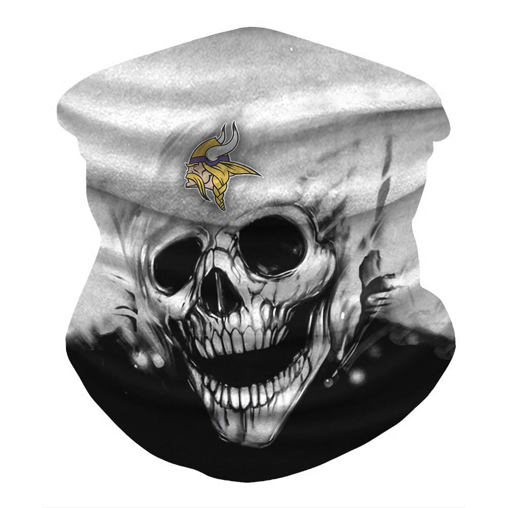 MINNESOTA VIKINGS & SKULL FACE MASK BANDANAS