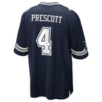 Dak Prescott Dallas Cowboys Nike Youth Game Jersey - Navy/White